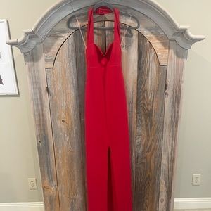 Nookie- Res Gown with middle slit